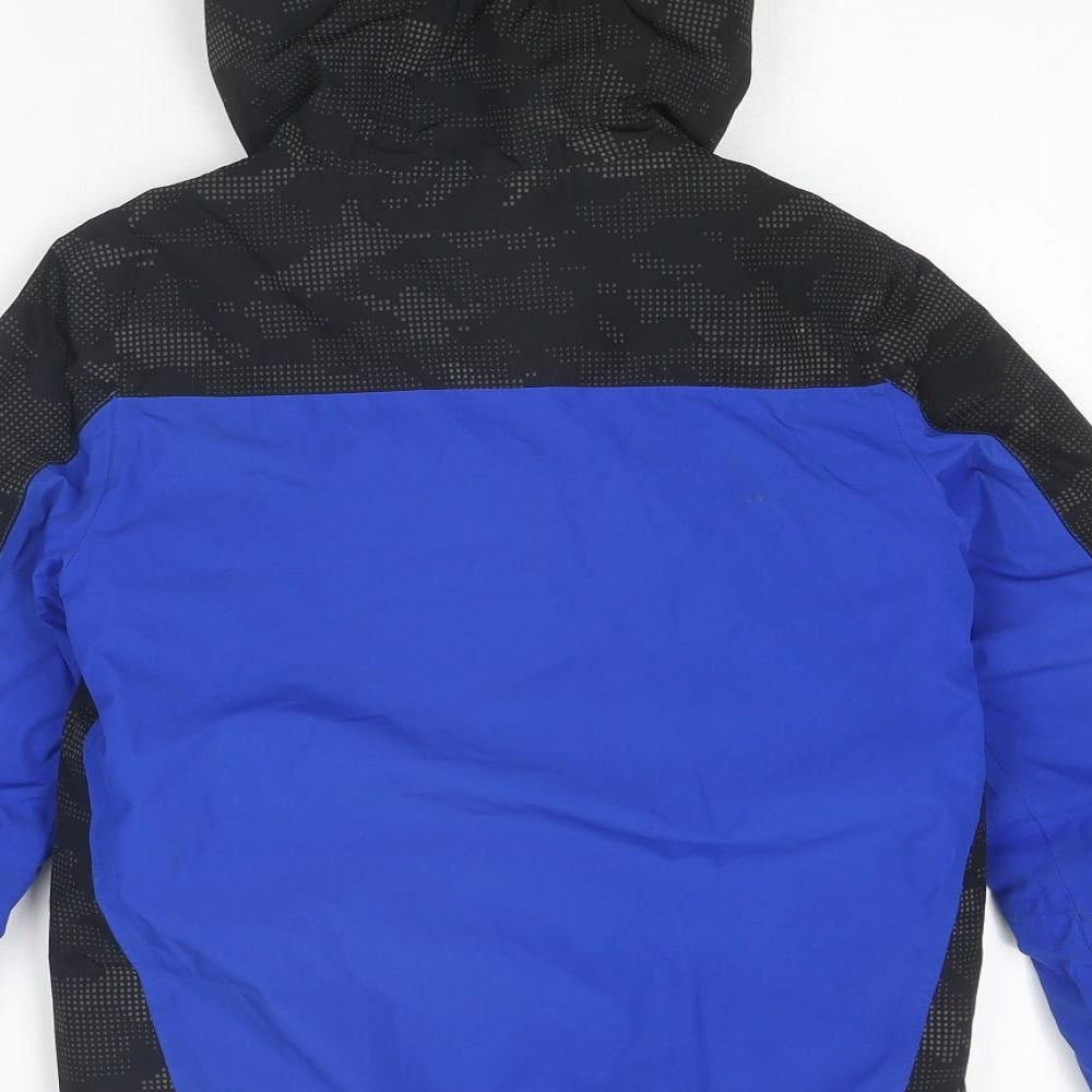 Regatta Boys Blue Colourblock Jacket Size 9-10 Years Zip