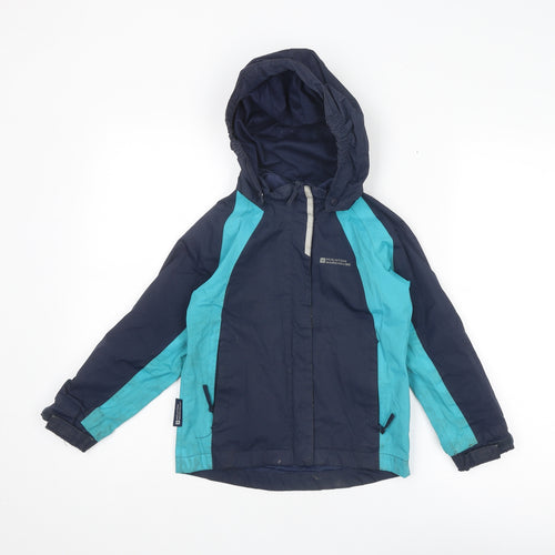Mountain Warehouse Boys Blue Colourblock Jacket Size 7-8 Years Zip