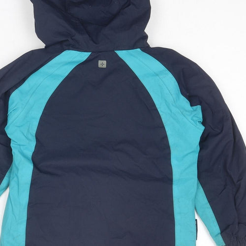 Mountain Warehouse Boys Blue Colourblock Jacket Size 7-8 Years Zip