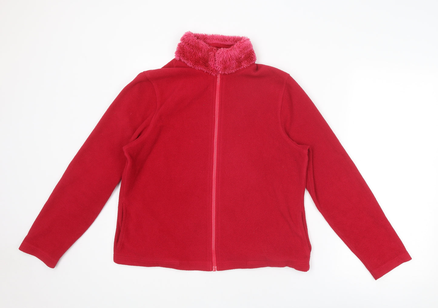 District Womens Pink Jacket Size 12 Zip