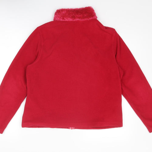 District Womens Pink Jacket Size 12 Zip