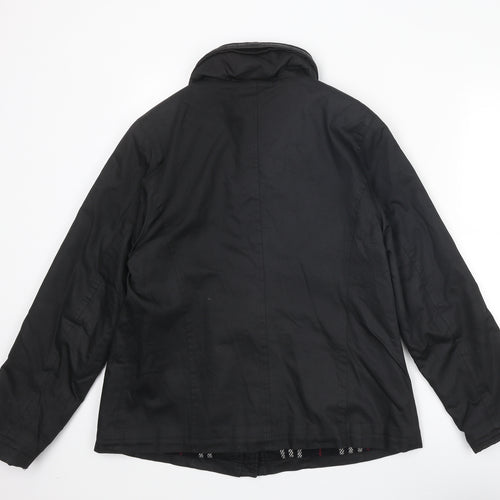 Milo Womens Black Jacket Size 12 Snap