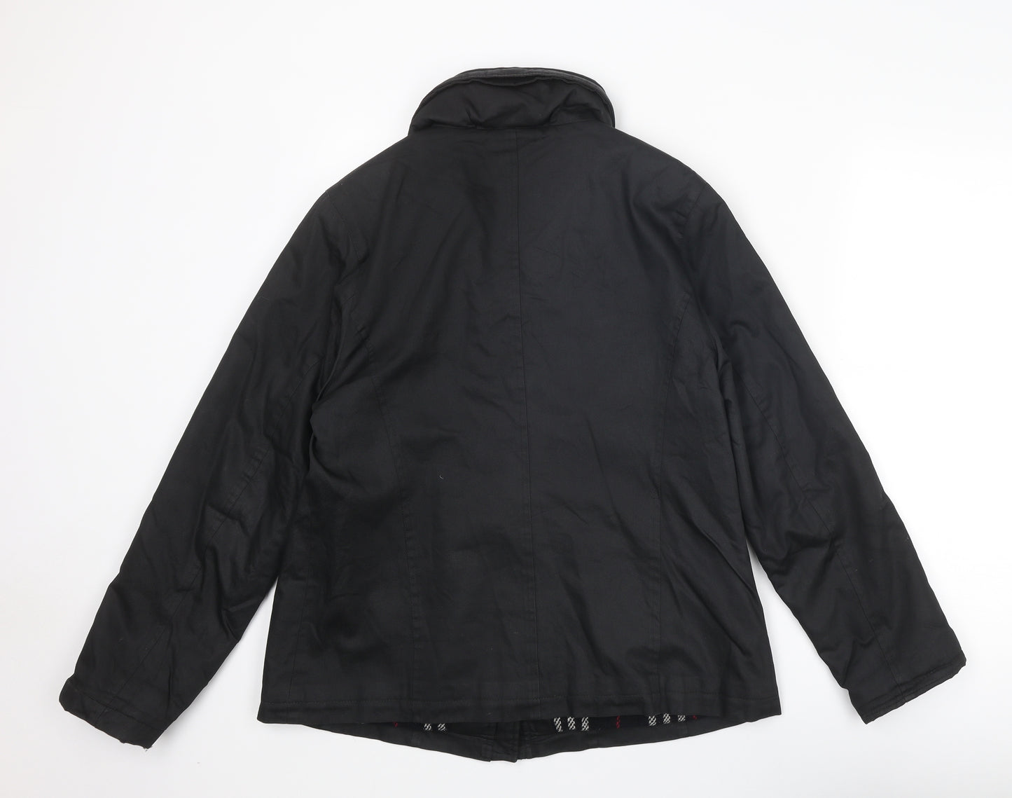 Milo Womens Black Jacket Size 12 Snap