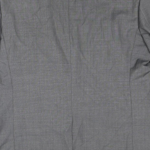 Marks and Spencer Mens Grey Polyester Jacket Suit Jacket Size 44 Regular