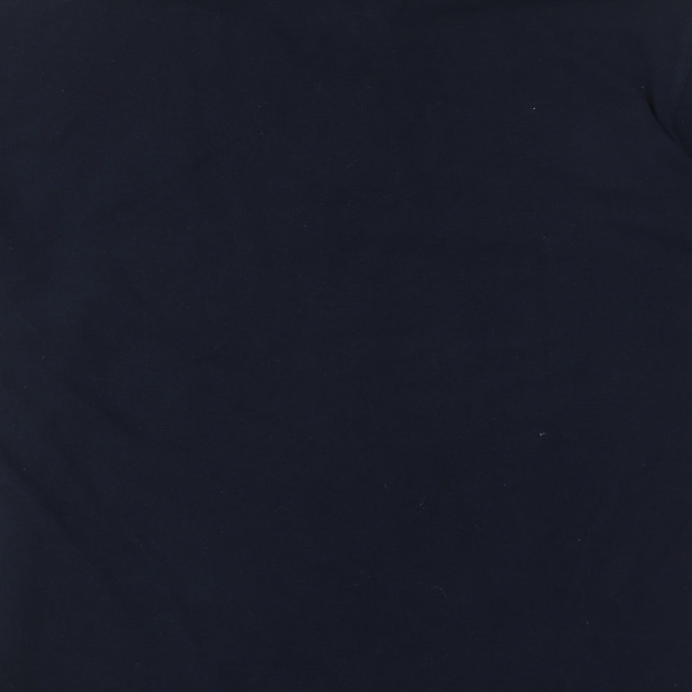 Polo Ralph Lauren Mens Blue Cotton Polo Size L Collared Button