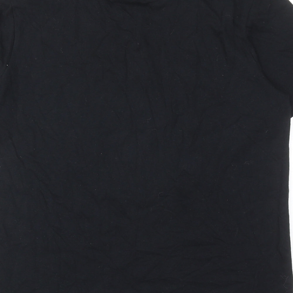 Minecraft Boys Black Cotton Basic T-Shirt Size 13-14 Years Round Neck Pullover - M Is For Minecraft