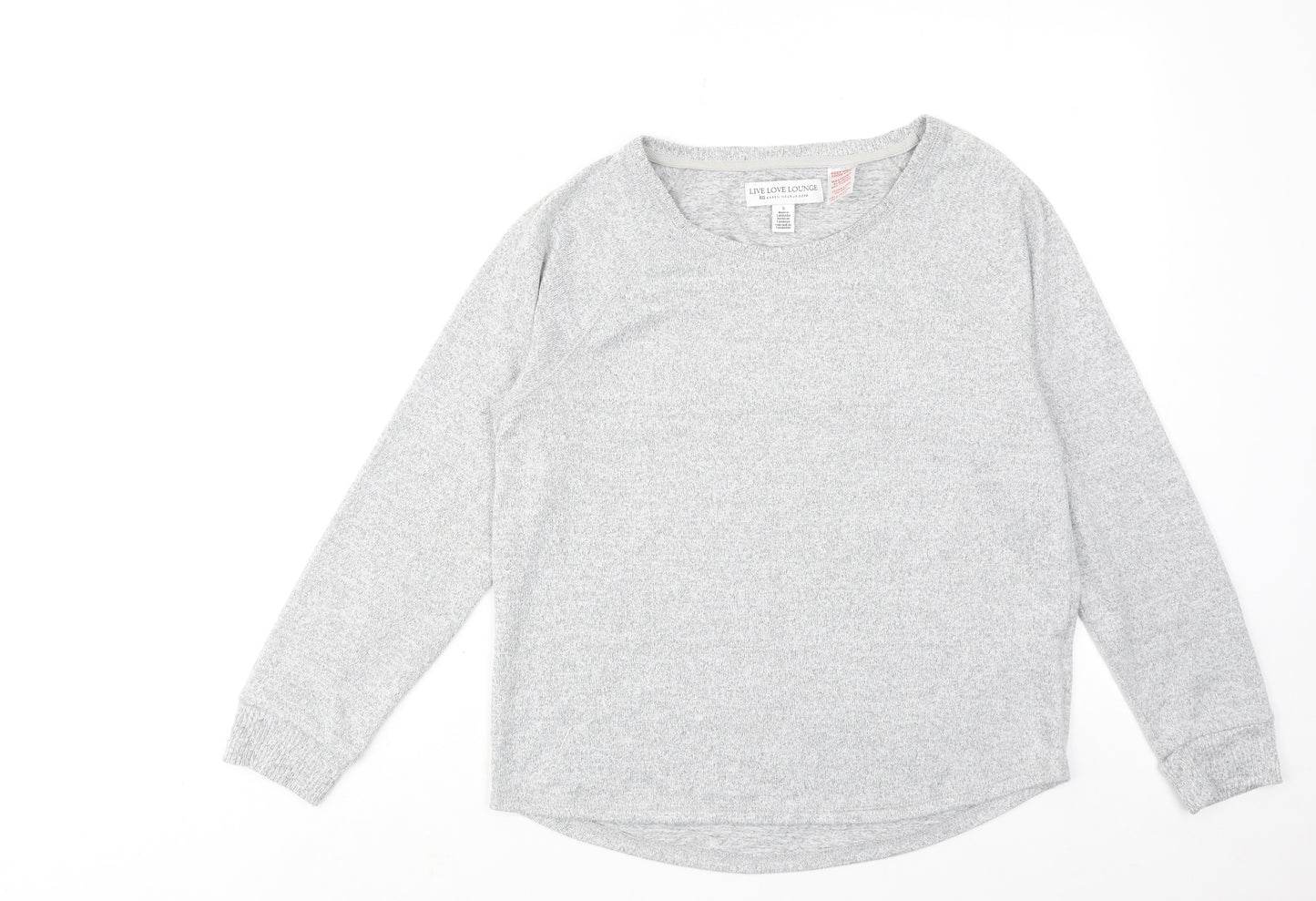 Karen Neuburger Womens Grey Polyester Pullover Sweatshirt Size S Pullover
