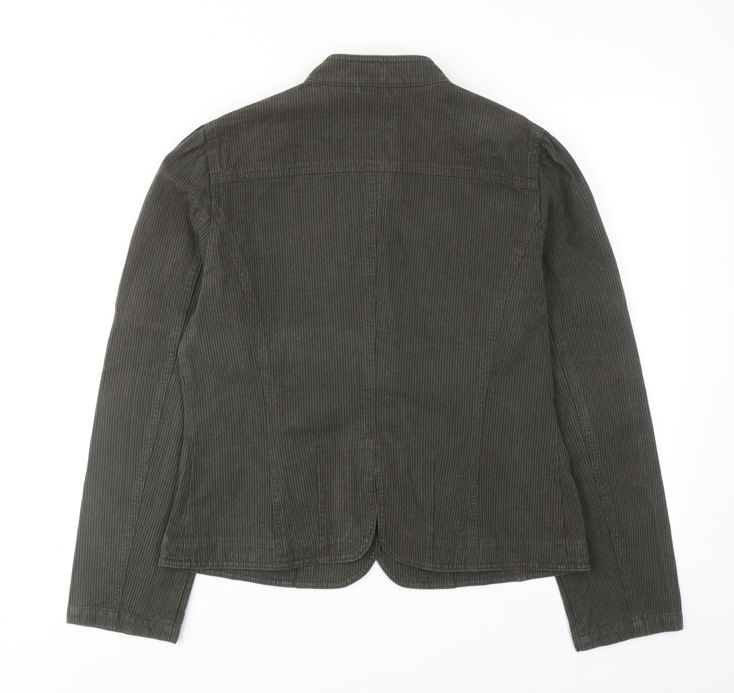 Per Una Womens Green Jacket Blazer Size 14 Button