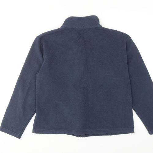 Marks and Spencer Womens Blue Jacket Size 16 Zip