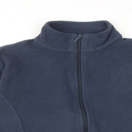 Marks and Spencer Womens Blue Jacket Size 16 Zip