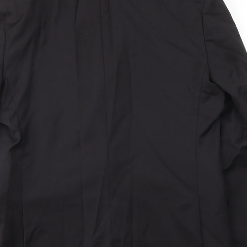 Marks and Spencer Mens Black Wool Jacket Suit Jacket Size 38 Regular