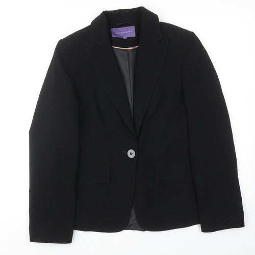 Autonomy Womens Black Polyester Jacket Suit Jacket Size 6