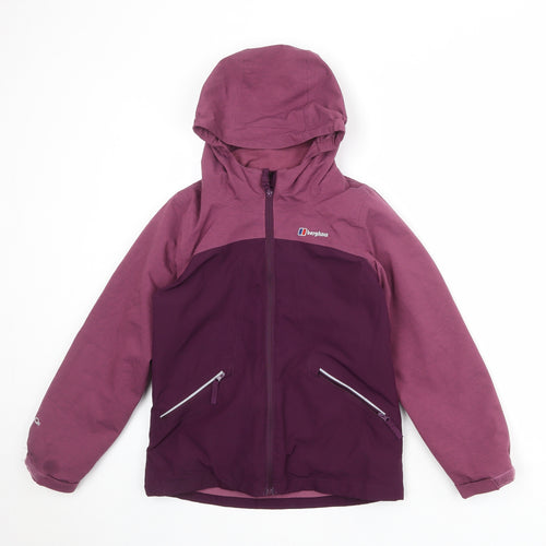 Berghaus Girls Purple Jacket Size 9-10 Years Zip