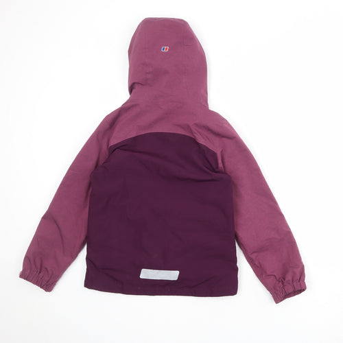 Berghaus Girls Purple Jacket Size 9-10 Years Zip