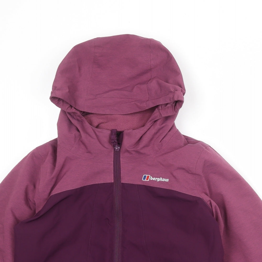 Berghaus Girls Purple Jacket Size 9-10 Years Zip