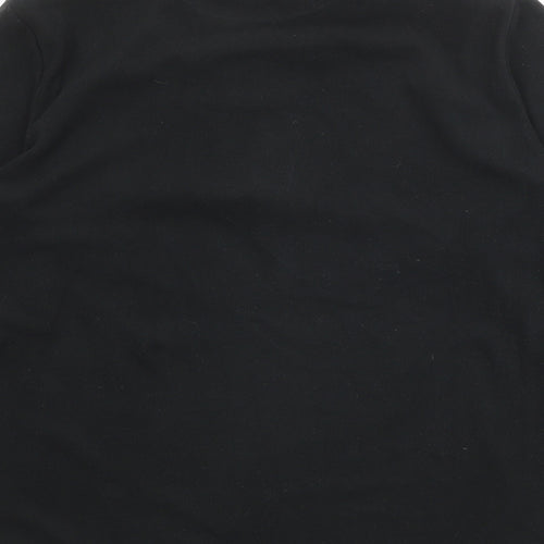 Peter Storm Womens Black Polyester Pullover Sweatshirt Size 16 Zip