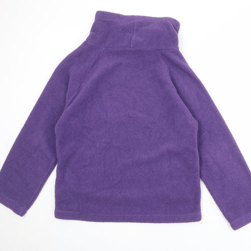 Marks and Spencer Womens Purple Polyester Pullover Sweatshirt Size 12 Pullover