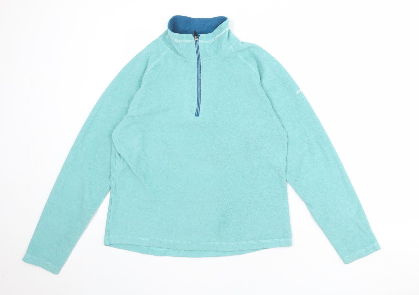 Trespass Womens Blue Polyester Pullover Sweatshirt Size 14 Zip