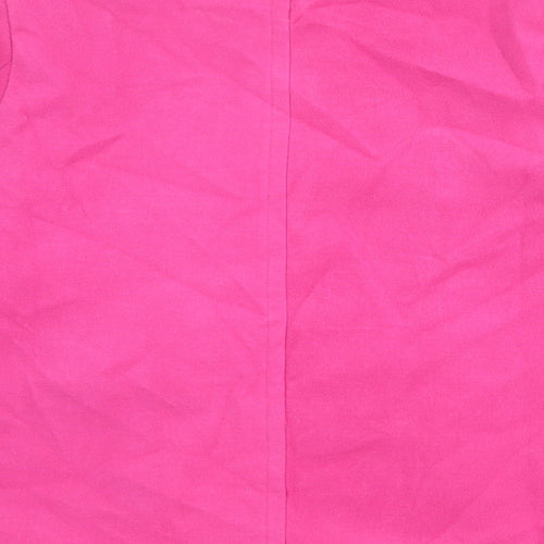 Wardrobe Womens Pink Pea Coat Coat Size 14 Button