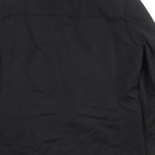 Monitor Mens Black Polyester Jacket Blazer Size 42 Regular