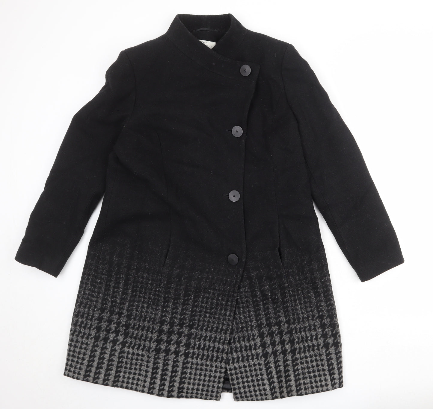 Country Casuals Womens Black Jacket Size 14 Button