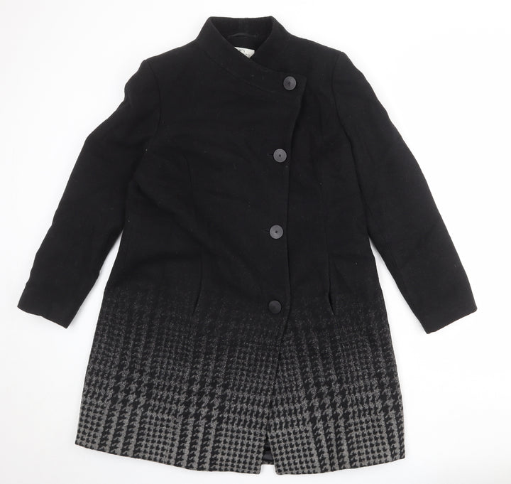 Country Casuals Womens Black Jacket Size 14 Button