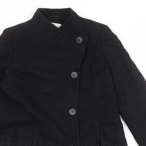 Country Casuals Womens Black Jacket Size 14 Button