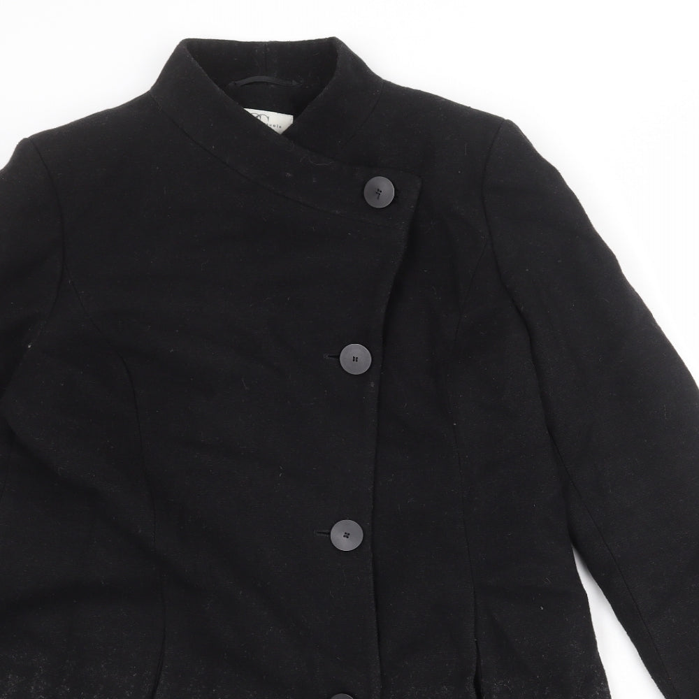 Country Casuals Womens Black Jacket Size 14 Button