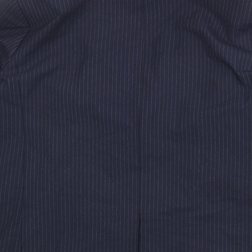 Marks and Spencer Womens Blue Polyester Jacket Suit Jacket Size 16