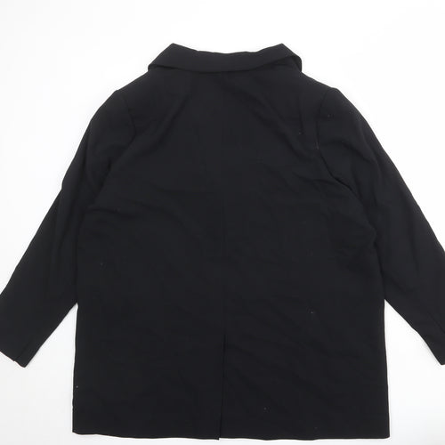 Marks and Spencer Womens Black Polyester Jacket Suit Jacket Size 20