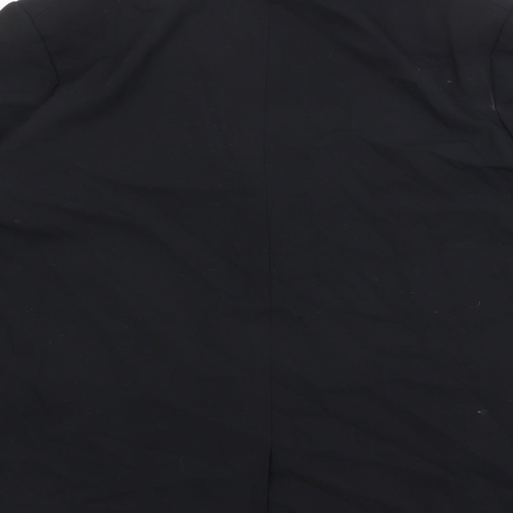 Marks and Spencer Womens Black Polyester Jacket Suit Jacket Size 20