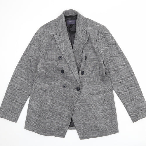 Marks and Spencer Womens Grey Polyester Jacket Suit Jacket Size 14