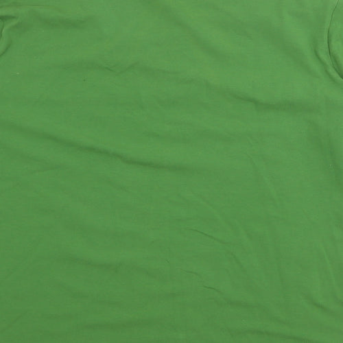 Basler Womens Green Cotton Basic T-Shirt Size 22 Round Neck