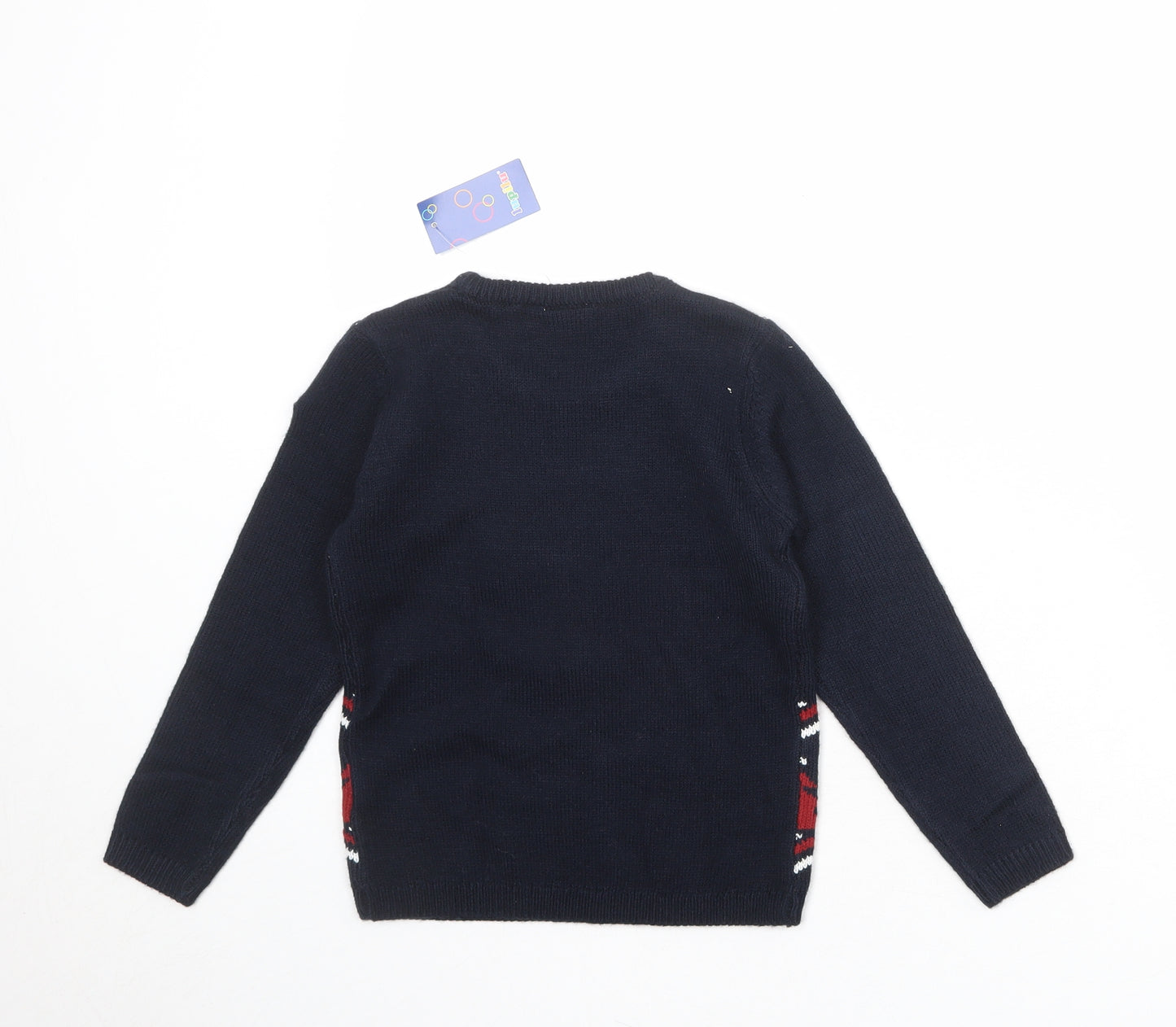Lupilu Boys Blue Round Neck Polyester Pullover Jumper Size 4-5 Years Pullover - Size 4-5 Years Christmas