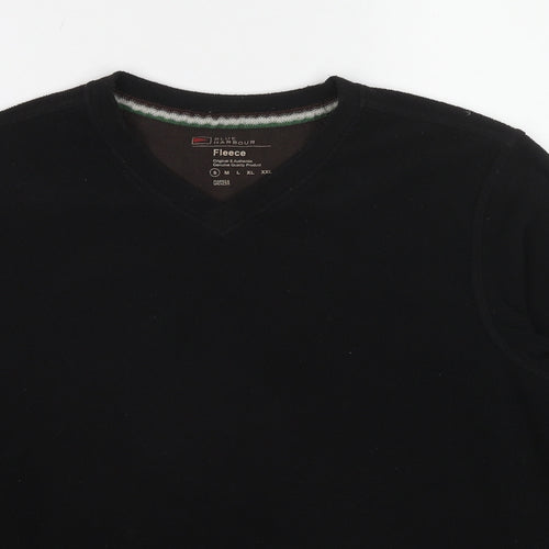 Blue Harbour Mens Black Polyester Pullover Sweatshirt Size S