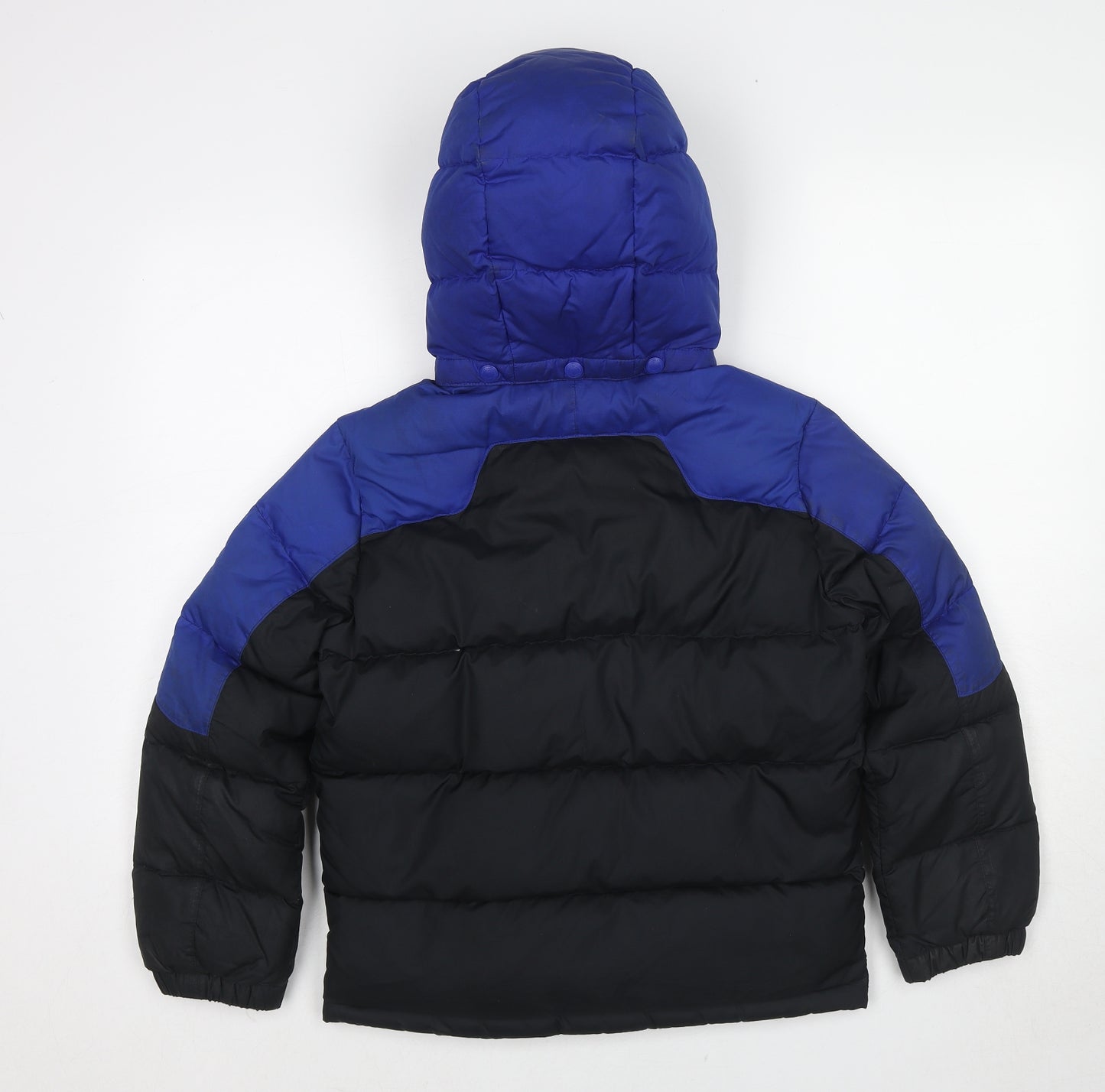 Polo Ralph Lauren Boys Black Colourblock Puffer Jacket Jacket Size 10-11 Years Zip