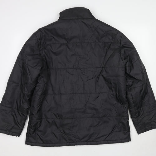 Vincelli Womens Black Jacket Size M Zip