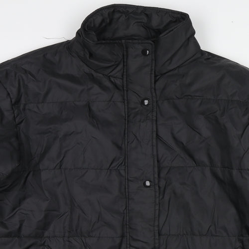 Vincelli Womens Black Jacket Size M Zip