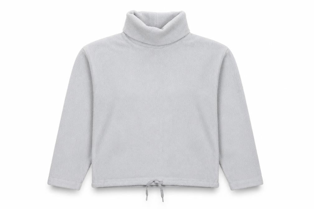 Front view of Marks & Spencer women’s grey polyester pullover sweatshirt, size S, pullover