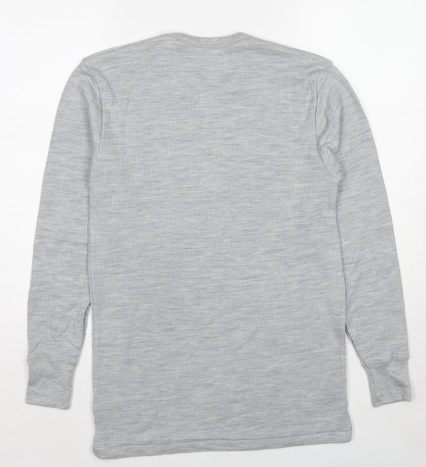 Marks and Spencer Mens Grey Wool Pullover Sweatshirt Size S