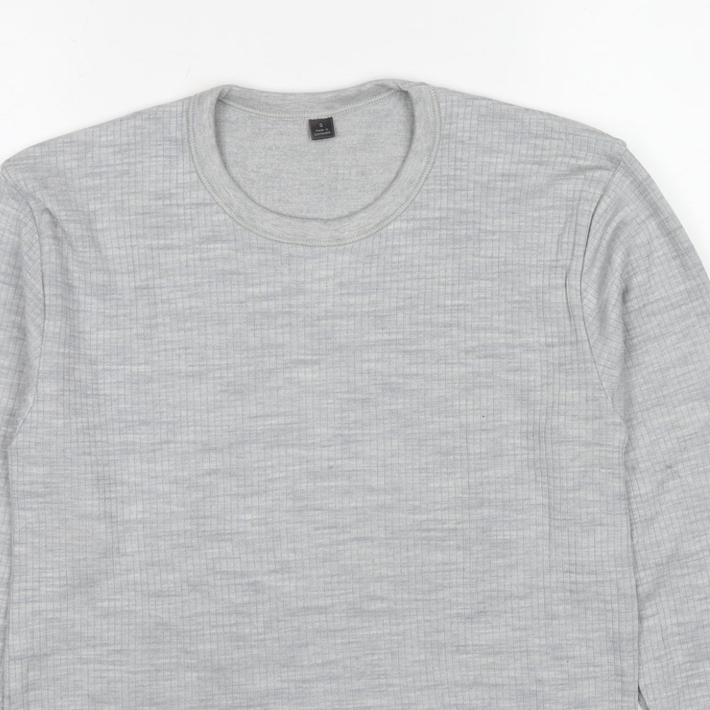 Marks and Spencer Mens Grey Wool Pullover Sweatshirt Size S