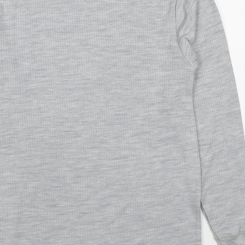 Marks and Spencer Mens Grey Wool Pullover Sweatshirt Size S