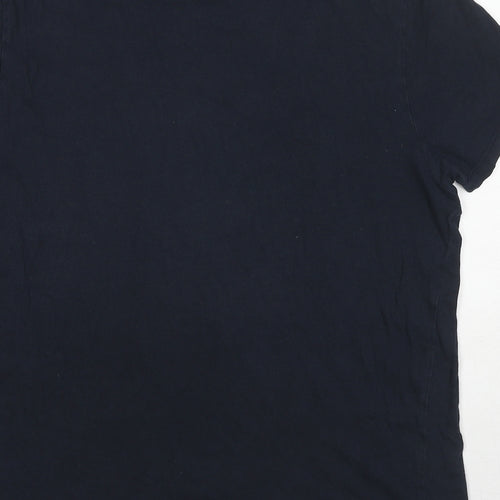 ASOS Womens Blue Cotton Basic T-Shirt Size L Crew Neck