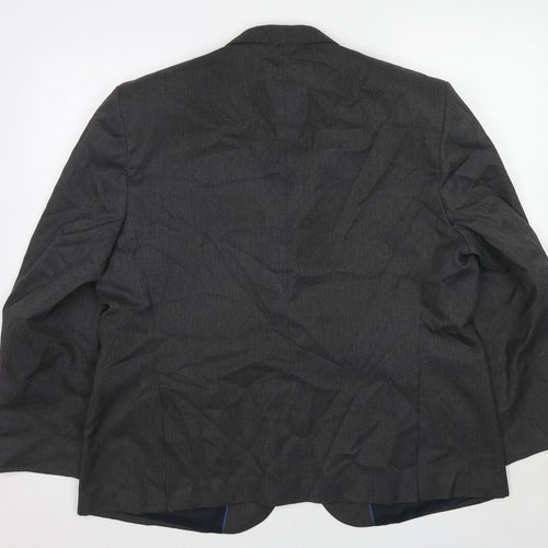 Marks and Spencer Mens Grey Polyester Jacket Suit Jacket Size 48 Regular