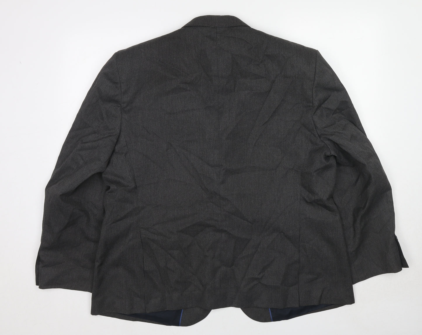 Marks and Spencer Mens Grey Polyester Jacket Suit Jacket Size 48 Regular