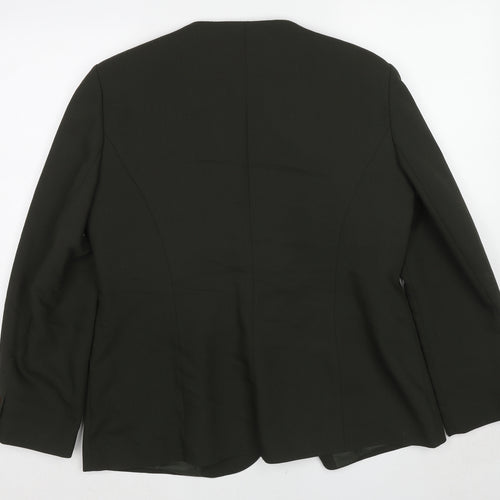 Mackays Womens Green Jacket Blazer Size 16 Button