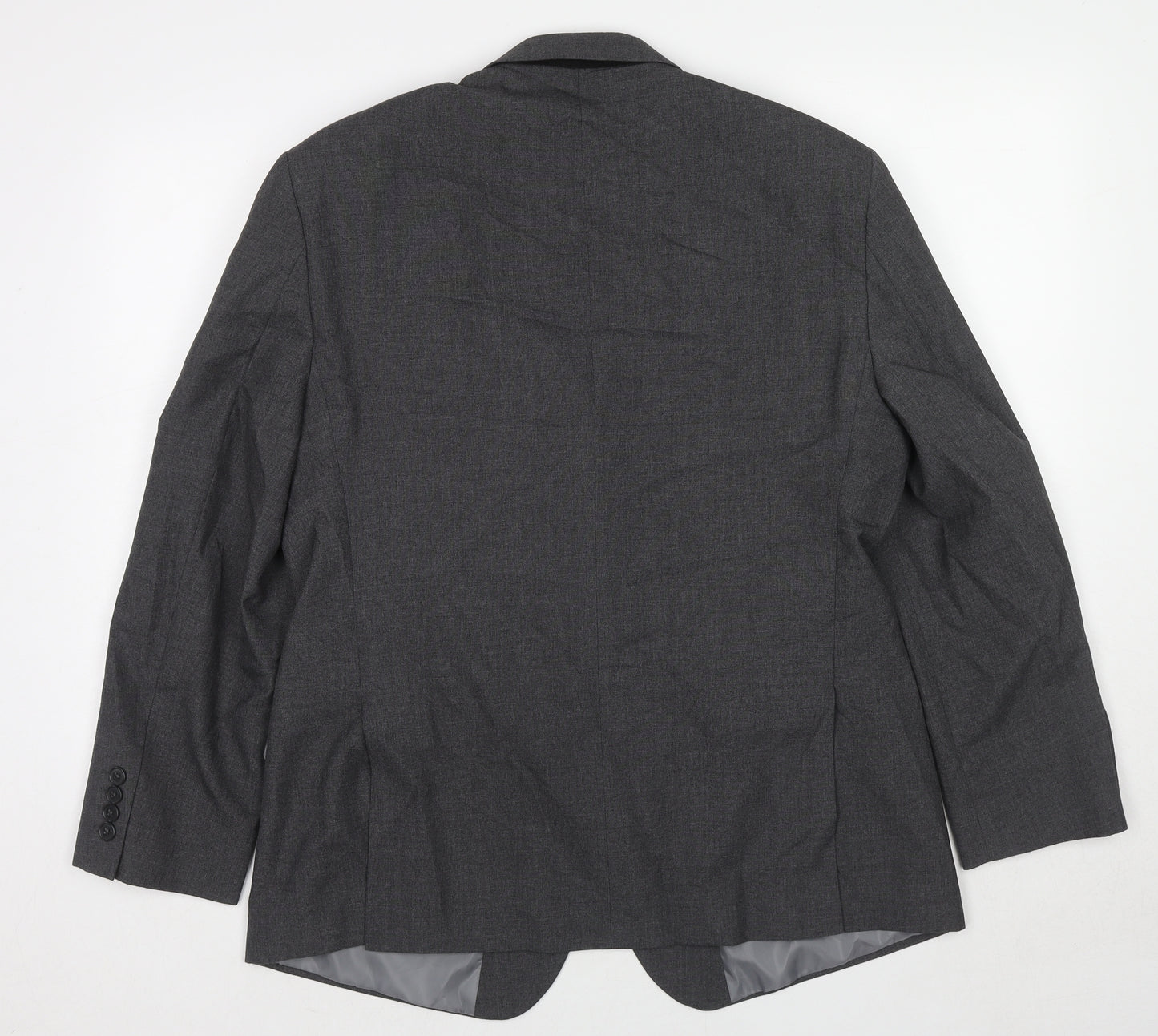 Marks and Spencer Mens Grey Polyester Jacket Suit Jacket Size 42 Regular