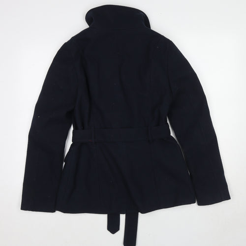 H&M Womens Blue Jacket Size 12 Button