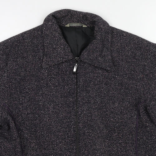 Marks and Spencer Womens Black Jacket Size 14 Zip