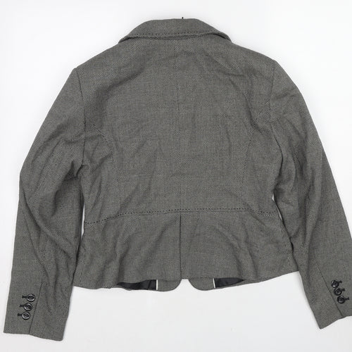 Marks and Spencer Womens Grey Polyester Jacket Suit Jacket Size 14